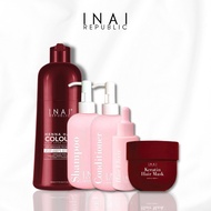 COMPLETE SET - HENNA HAIR COLOUR + 4 IN 1 HENNA HAIR CARE BY INAI REPUBLIC