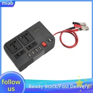 Maib Car Power Inverter  Voltage Converter Universal 12V To 220‑240V for DVD Players TVs