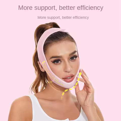 Reusable Double Chin Reducer- V Line Mask -Double Chin Remover-Facial Slimming Chin Strap-Chin Up Ma