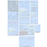 62074 American Ford Grade CVN-73 Washington Grade Aircraft Carrier F-18 Carrier E2C Model Water Stic