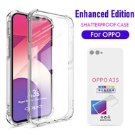 Airbag Shockproof Clear Case For OPPO F11 F5 F7 F9 F15 Reno 7 7z 6 5F 4 4F 3 2 2F Pro A9 A53 A93 A12e A15s A1K A3S A5S AX5s A7 A12 A16K A16E A83 A92 A72 A52 A31 A54 A74 A33 A32 A53s A94 A19 A57 A76 A77 A96 A5 Soft Transparent TPU Silicone Protective Cover