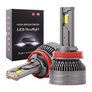 Car LED Headlight 3 Copper Tube H11 Bulb Super Bright 150W High Power 6,000K Distance Near Integrate