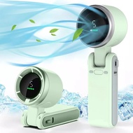 NEW 4000mAh Portable Fan Strong Wind Hand Fan 180 Angle Rechargeable Portable Outdoor Powerful Turbo