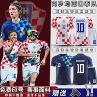 jersey lengan panjang murah bola malaysia 2022 Jersi pasukan kebangsaan Croatia ,pakaian seragam sepak ,latihan permainan disesuaikan lelaki ,wanita Modric
