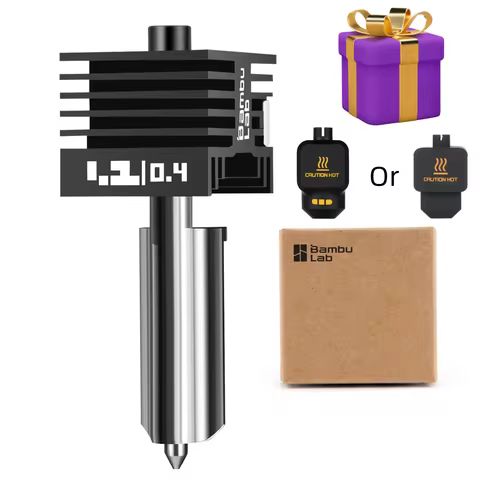 Original Bambu Lab Stainless steel hardened steel hotend nozzle 0.2MM/0.4MM/0.6MM/0.8MM For P2S X2D 
