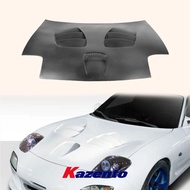 For Mazda RX-7 RX7 FD3S FD SC Type Carbon Vented Cooling Front Hood Bonnet