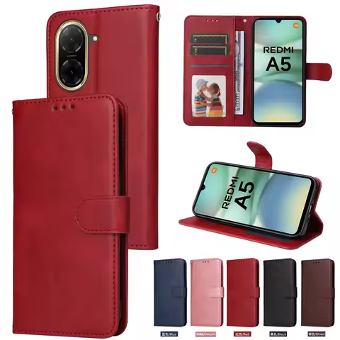Cow Pattern Wallet Case for Redmi 15 15C 14C 13 12 10A 10C 10 9A Prime 9C A5 A3 A2 A1 Plus K60 K70 K