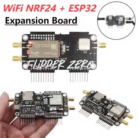 For Flipper Zero Multiboard 2.4G Module Expansion WiFi NRF24 + ESP32 Expansion High Gain CC1101 Modu