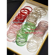 Super beautiful white, pink, red, blue, green, purple, gray agate ring, size 53-56mm