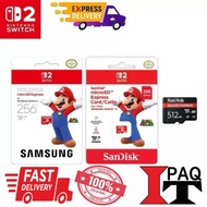 Samsung | SanDisk | MicroSD Express Card | 256GB / 512GB | Micro SD FOR Nintendo Switch 2 | For NSW2