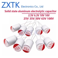 10Pcs  Solid Electrolytic Capacitor Super Low ESR DIP 35V 50V 63V 100V 10UF 22UF 33UF 47UF 100UF 220