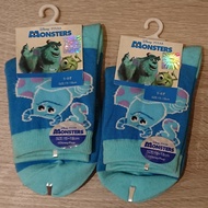 4165 Bentong Monsters University 1/2 Children's Socks Inc. Sulley/James Livin/Fur Monster MS-702 Ple