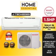 Sharp 1.5HP R32 J-Tech Inverter Technology Air Conditioner AHX12VED2 / AUX12VED2 | Air Cond | Aircond