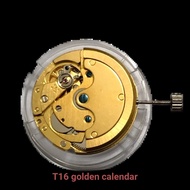 ~~ Domestic Seagull T16 Movement ST16 Gold Three-Hand Single Calendar Automatic Replaceable 8205 281