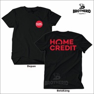 KATUN HP Home Credit T-Shirt Promotional Credit Logo Shirt 30s Combed Cottonhp