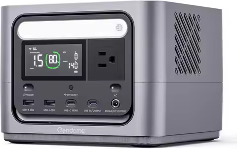 300W Portable Power Station with 288Wh LiFePO4 Battery, 300W AC Outlet, Dual 140W USB-C PD 3.1 Fast 