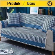 .❤🎁Ready Stock🎁 sarung sofa 3 seater sarung kusyen sofa sarung bantal sofa Kapas sofa kusyen empat musim universal non-slip kusyen sofa minimalis moden semua termasuk penutup universal tuala belakang tuala adat