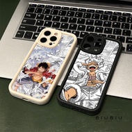 Compatible with iphone 16 Pro Max 15 Casing A close-up image of Luffy in his Nekko form 11 12 13 14 