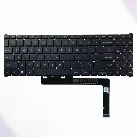 N22Q3 US/Russian Keyboard for Acer Aspire 5 A15-41M A15-51P A15-51M,Go 15 AG15-31P, Nitro V15 ANV15-