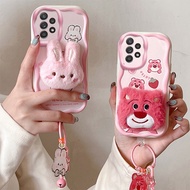 Casing samsung a13 Cute Plush phone case for samsung a23 case bts