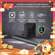 Vinnfier Hyperbar 303 BTRM / Hyperbar 505 BTRW Wireless Bluetooth Soundbar & Bass subwoofer 3D Effec