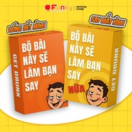 Drinking Card Game “Get Drunk” Fun Game for Friends Gatherings, This Deck Will Do You Drunk