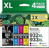 E-Z Ink Compatible Ink Cartridge Replacement for HP 932xl 933xl Ink cartridges Combo Pack to use wit