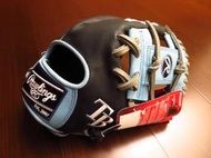 {圓圓小舖}全新美國 Rawlings 羅林斯 HOH 內野工字擋棒壘球手套美國職棒大聯盟球團隊徽限量版坦帕灣光芒水藍色