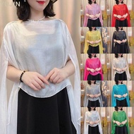 YUJIN Women Shawl, Pure Color Long Evening Prom Cape,  Fashion Chiffon Cardigan Shawl Women Girls