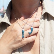 沙丁魚吹製玻璃吊墜