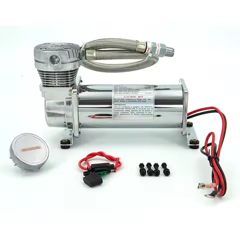 Universal DC 12V 480c MAXPOWER 200 PSI OUTLET 3/8 or 1/4 car Air Suspension Compressor/ Pump