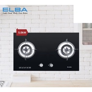 ELBA 2 Burner Stove Built in Glass Hob EGH-K8842G(BK)