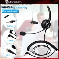 BUR_ H300 Telephone Headset Noise Cancelling High Fidelity Comfortable 35mm 25mm RJ9 MIC Customer Service Headset for Business