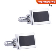 HIGHBUYING Men Shirt Tuxedo Studs And Cufflinks Set, Cufflinks For Men