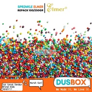 Elmer Springkle / Colorful Springkle Repack 100 & 250gr / Springkle Elmer / Topping Springkle Elmer 