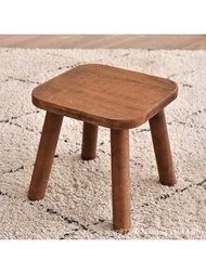 1個實木小板凳,低凳,木製茶几,小板凳,方凳