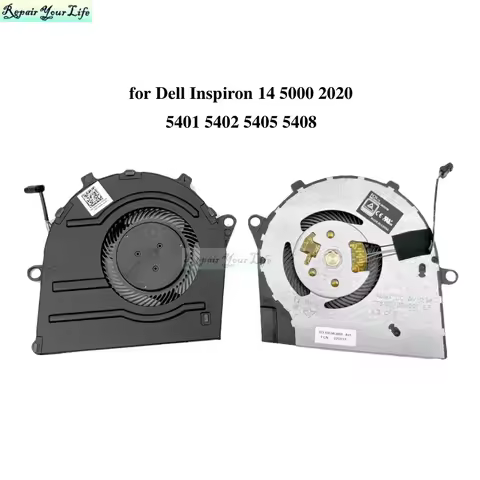 Laptop CPU Cooling Fans for Dell Inspiron 14 5000 2020 5401 5402 5405 5408 PC Fan Cooler Radiator 0R