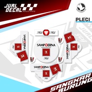 Stiker Decal Tebok Lovebird SAMPOERNA A MILD Variasi Sangkar Kandang Burung Batman Pleci Love Bird