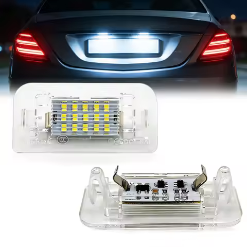 2PCS 15SMD LED License Number Plate Light For Mercedes Benz B-Class W242 W246 B-Klasse 11-19