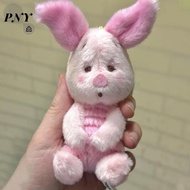 [PNY] Cartoon Disney Pig Plush Keychain Cute Dozing Pink Pig Plush Pendant Plush Toy Zipper Bapa Dec