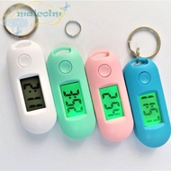 MALCOLM Digital Electronic Clock Keychain, Table Time Display Key Display Electronic Watch Keyring, Study Pocket Watch Luminous ABS Small Mini LED Digital Clock Library