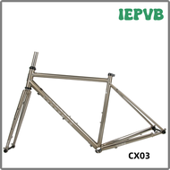 IEPVB SEABOARD Road Bike Frame Set Thru Axle Gravel Bike Framework Chromolybdenum steel Off-road 142