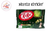 KitKat คิทแคท ชาเขียว มัทฉะ Matcha Green Tea เวเฟอร์เคลือบช็อคโกแลต mini มี12 ชิ้น คิทแคทชาเขียว ของ