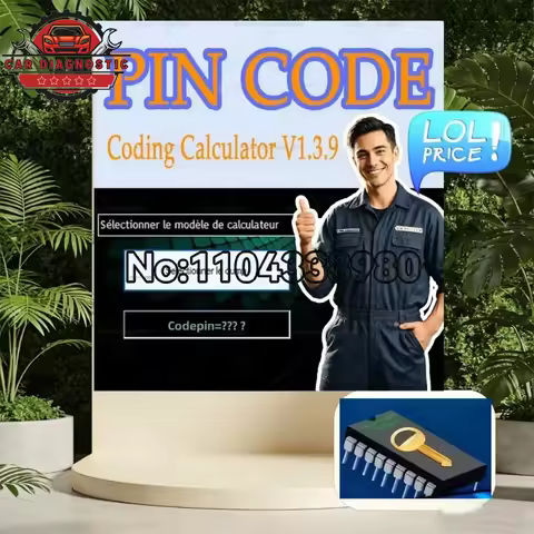 Coding calculator IMMO PIN CODE calculator V1.3.9 keygen Auto repair tools Software to decode pin co