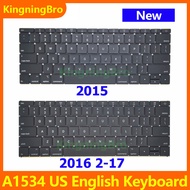New A1534 US Keyboard For Macbook 12" Replacement US English Keyboard 2015 2016 2017 Years