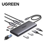 # UGREEN USB-C DOCKING TO 1*USB 3.2 A+1*USB3.0A+2*USB-C 3.2+2*HDMI+1*RJ45  GIGABIT+TF/SD SLOT,PD(10I