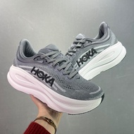 Hoka Bondi 9 Men Women Shock Absorbing Road Running Shoes, Unisex Thick-Soled Casual Sports Shoes 7M