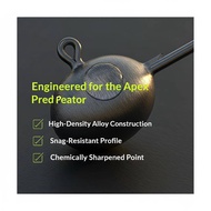 TATER 10PCS Jig Head Hooks Premium Carbon Steel 2.5g 3.5g 5g 7g Assorted for Soft Bait Bass Crankbai