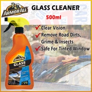 Armor All Glass Cleaner 500ml For Front Mirror Windscreen Clear Vision Remove Dirts Safe For Tinted 
