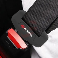 [Ready Stock] 2/1pcs Nissan Logo Car Seat Belt Buckle Clip Protector Case Anti-Scratch Cover  for Ni